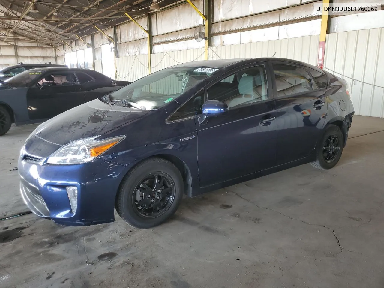 2014 Toyota Prius VIN: JTDKN3DU6E1760069 Lot: 74616884