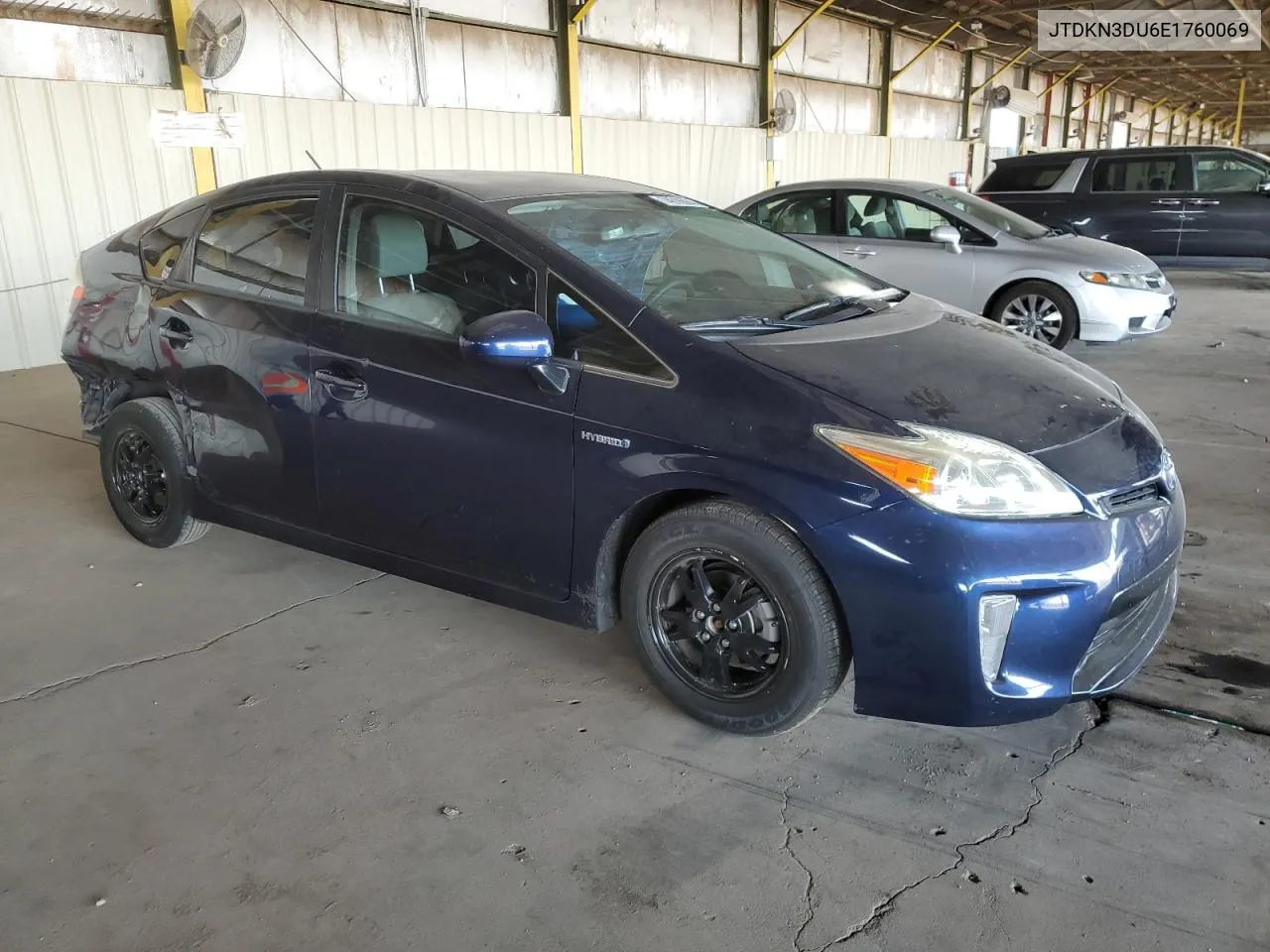 2014 Toyota Prius VIN: JTDKN3DU6E1760069 Lot: 74616884