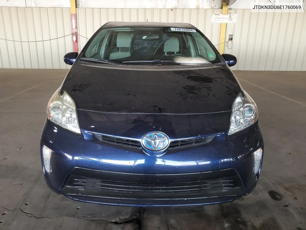 2014 Toyota Prius VIN: JTDKN3DU6E1760069 Lot: 74616884