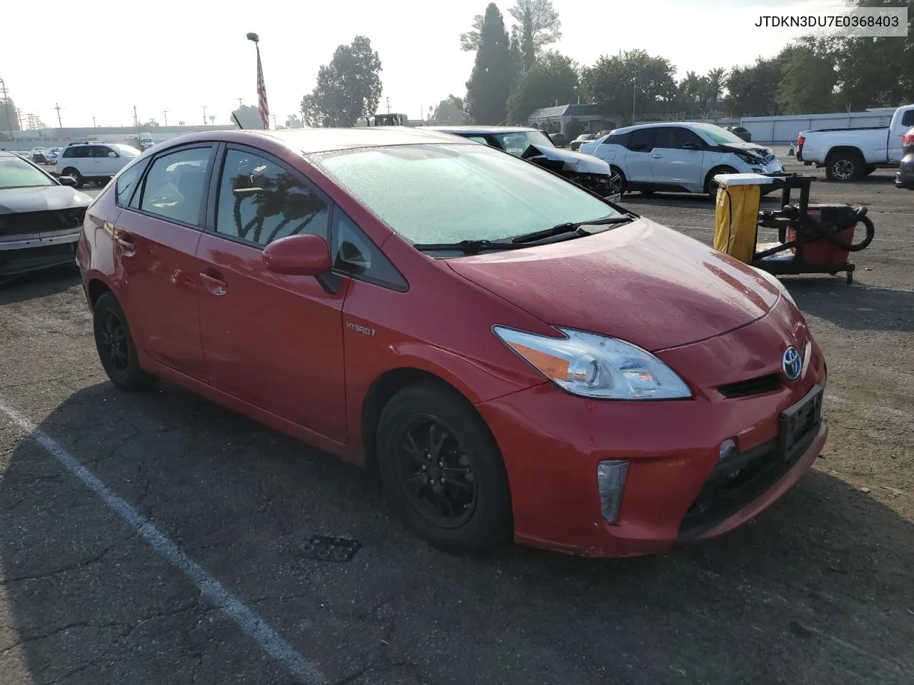 2014 Toyota Prius VIN: JTDKN3DU7E0368403 Lot: 74734134