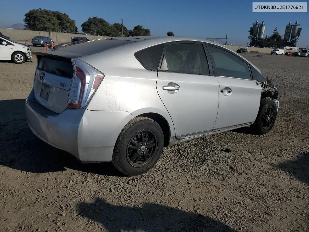 2014 Toyota Prius VIN: JTDKN3DU2E1776821 Lot: 74749884