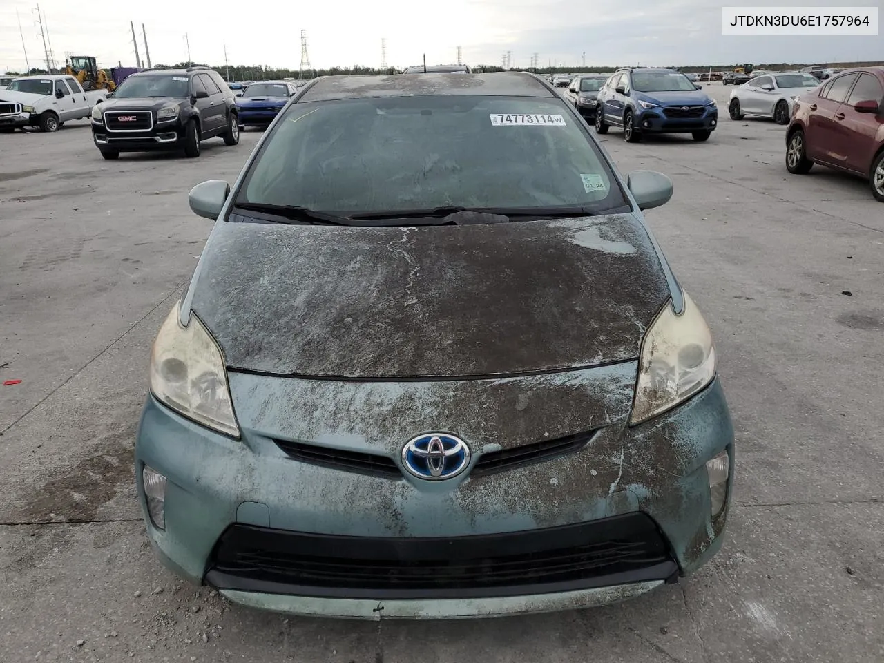 2014 Toyota Prius VIN: JTDKN3DU6E1757964 Lot: 74773114