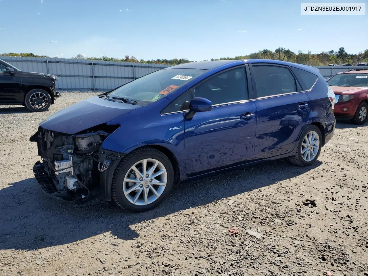 2014 Toyota Prius V VIN: JTDZN3EU2EJ001917 Lot: 74790564