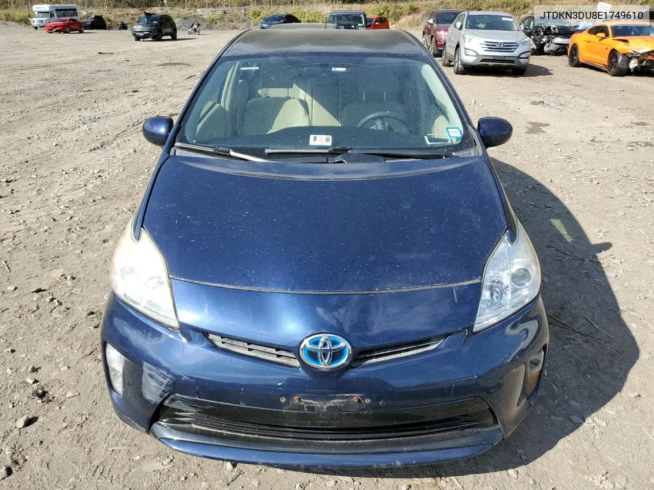 2014 Toyota Prius VIN: JTDKN3DU8E1749610 Lot: 74830744