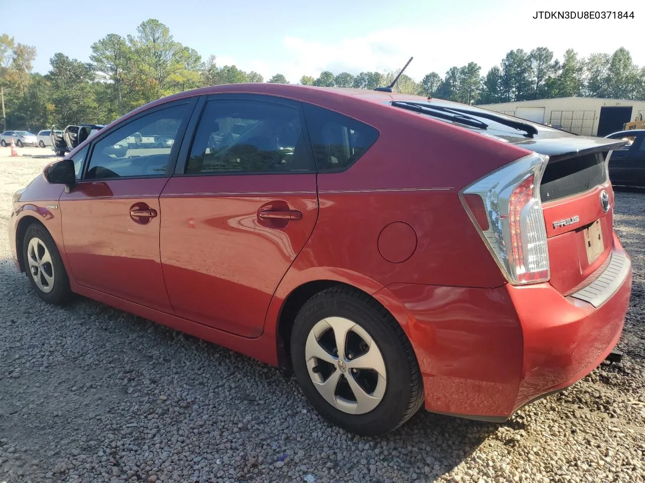 2014 Toyota Prius VIN: JTDKN3DU8E0371844 Lot: 74932214