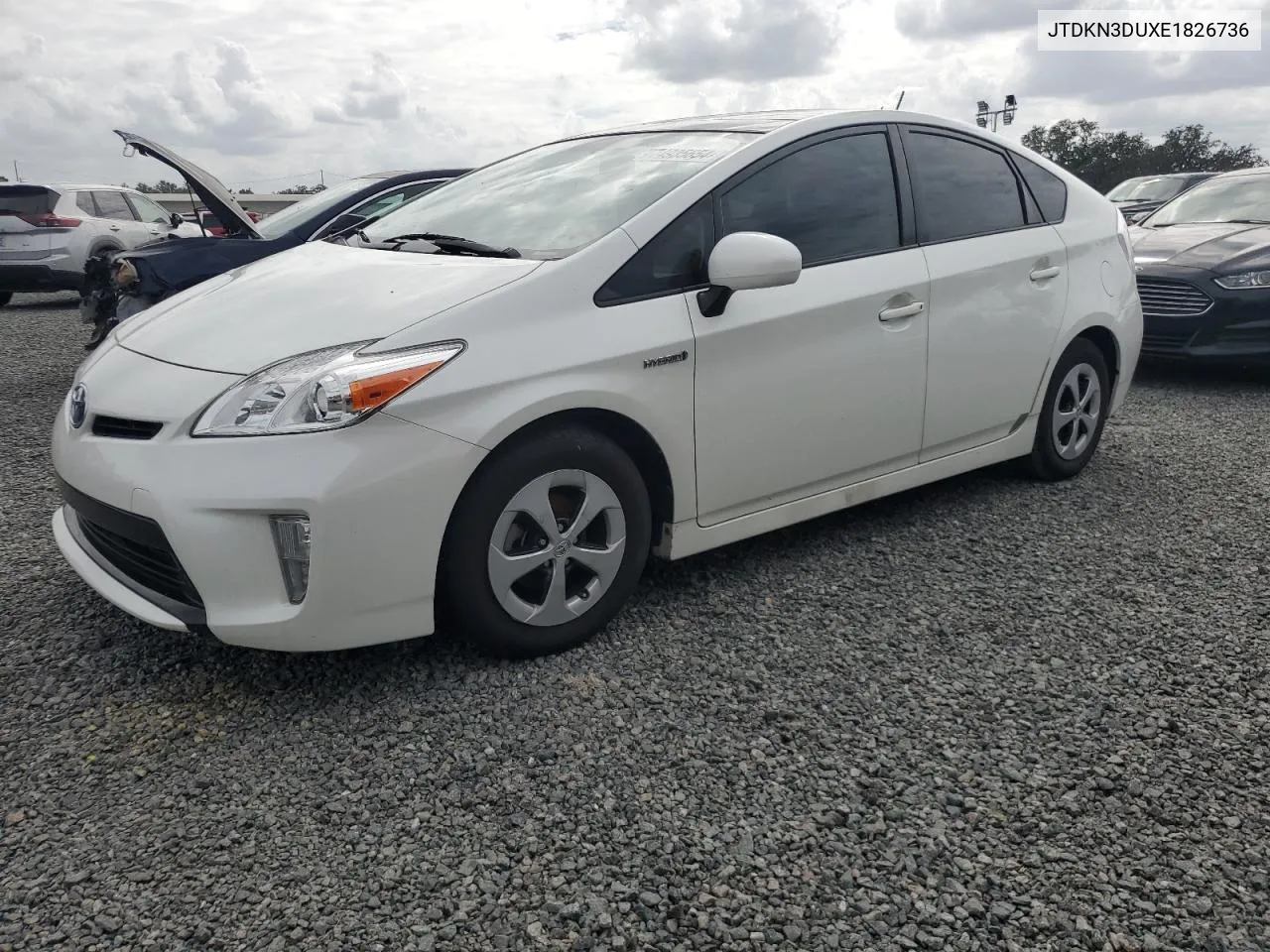 2014 Toyota Prius VIN: JTDKN3DUXE1826736 Lot: 74935654