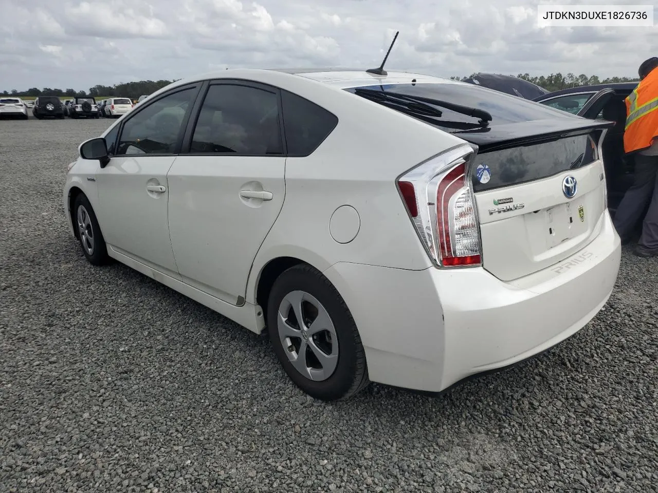 2014 Toyota Prius VIN: JTDKN3DUXE1826736 Lot: 74935654