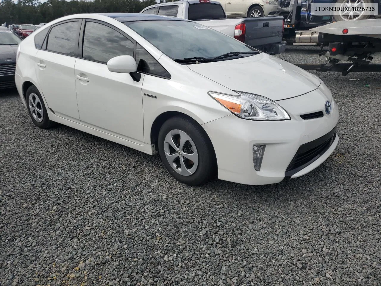 2014 Toyota Prius VIN: JTDKN3DUXE1826736 Lot: 74935654