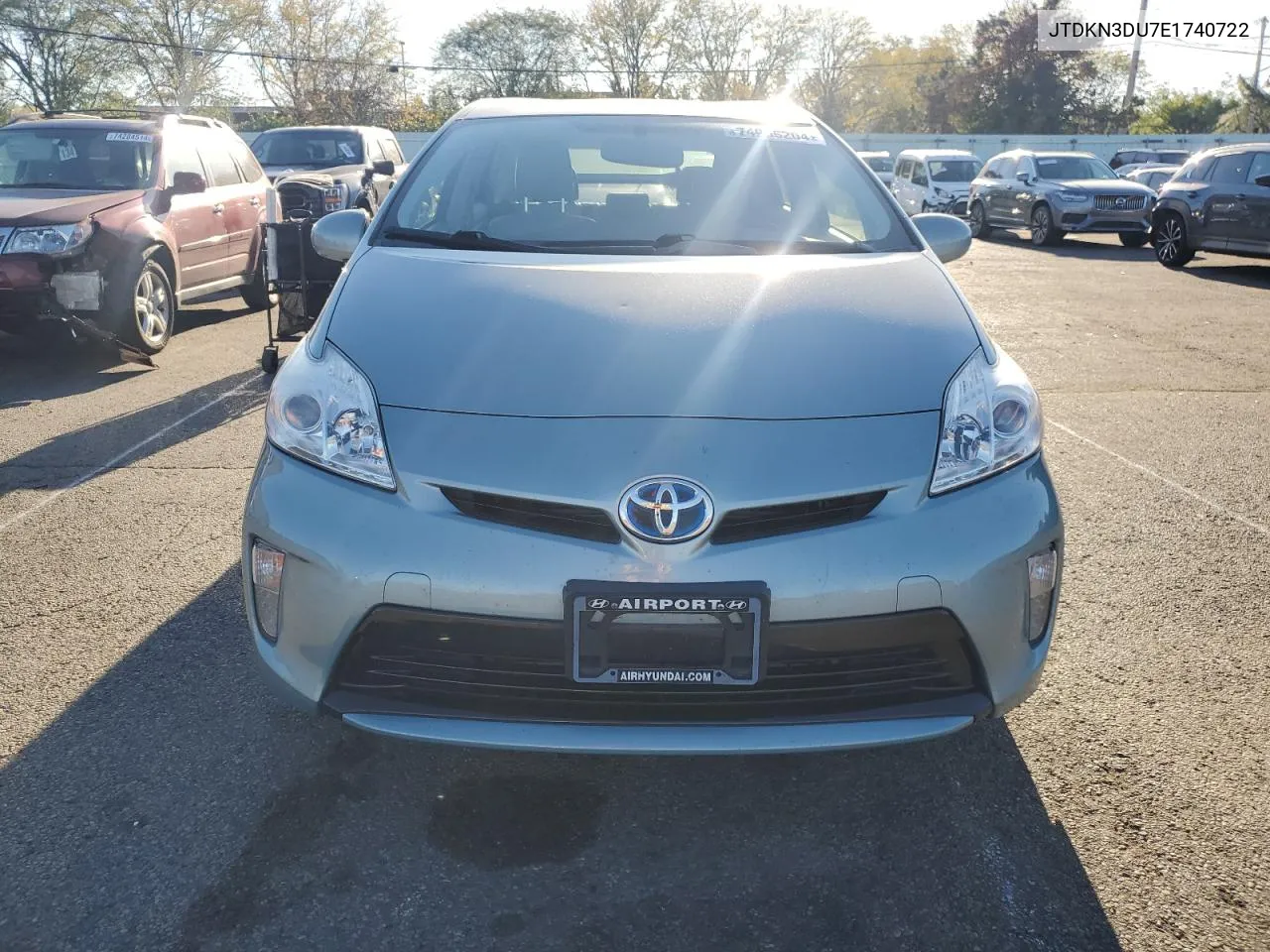 JTDKN3DU7E1740722 2014 Toyota Prius