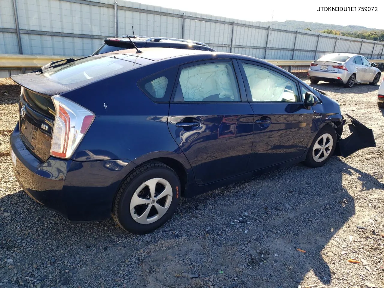 JTDKN3DU1E1759072 2014 Toyota Prius