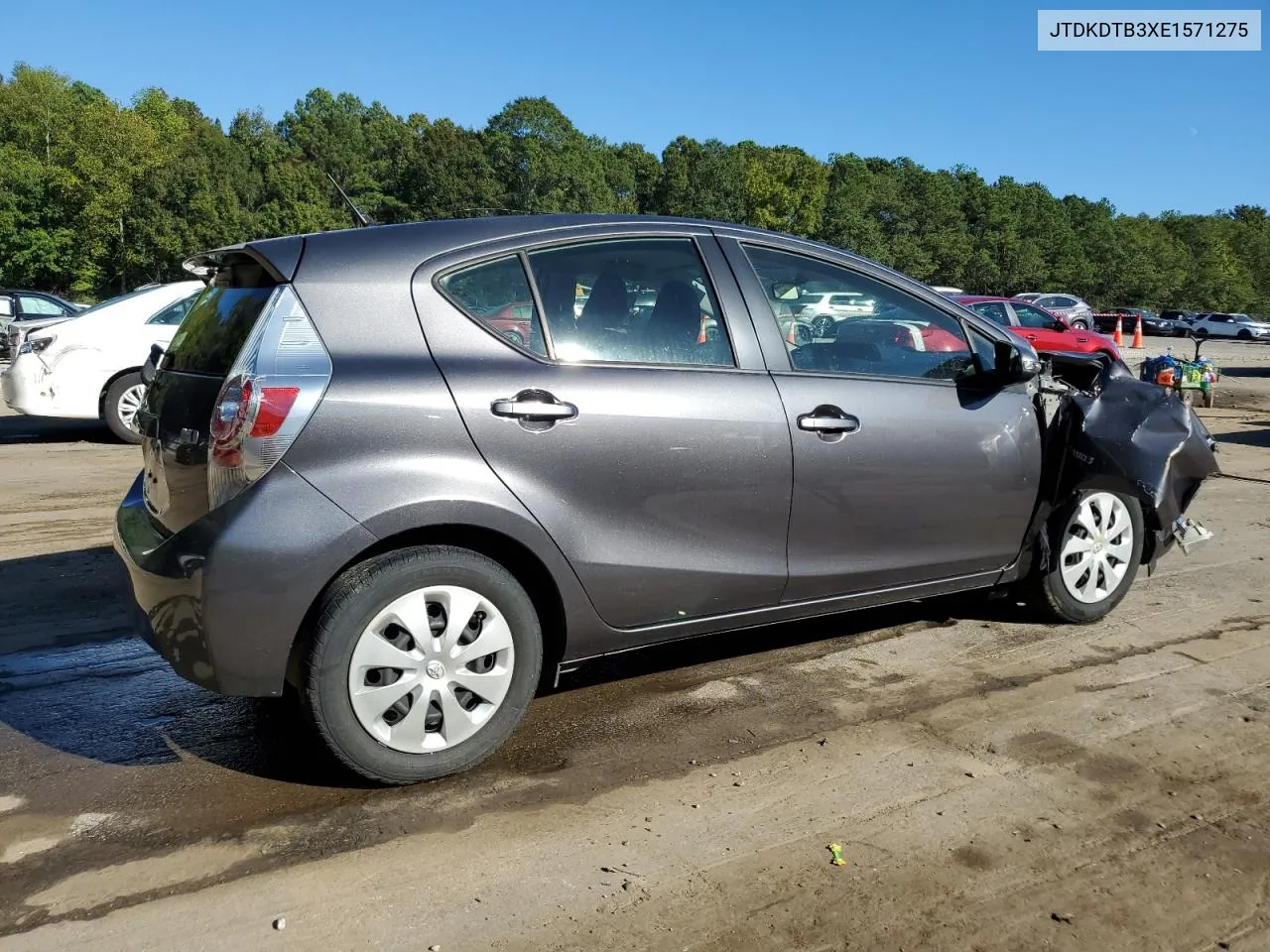 2014 Toyota Prius C VIN: JTDKDTB3XE1571275 Lot: 74960614