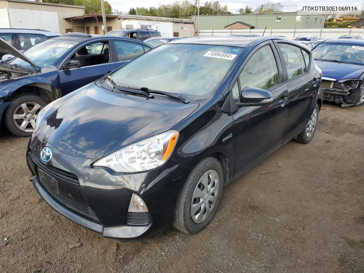 2014 Toyota Prius C VIN: JTDKDTB30E1069116 Lot: 74994954