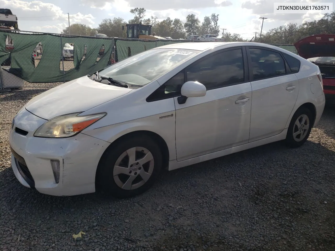 2014 Toyota Prius VIN: JTDKN3DU6E1763571 Lot: 75013724