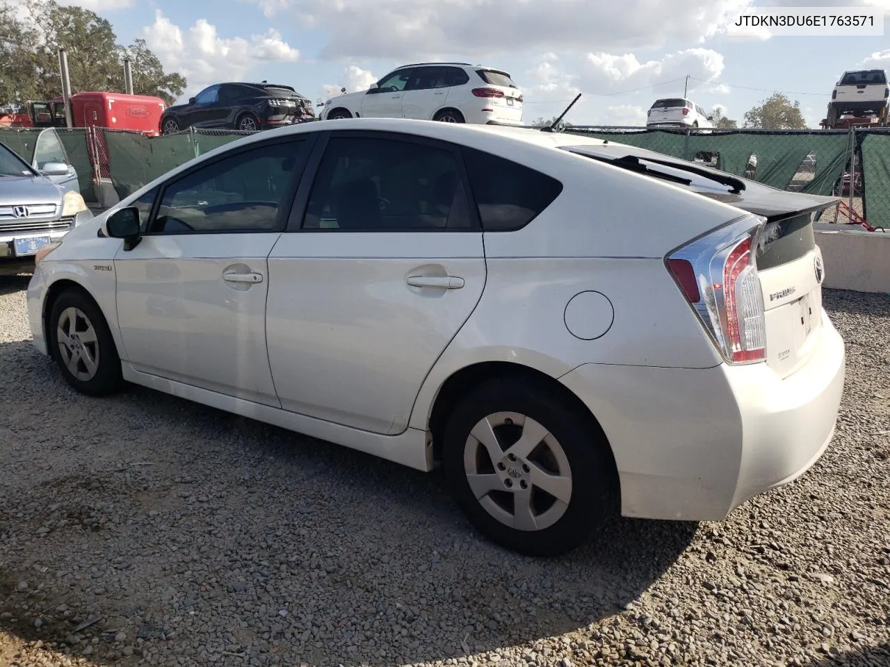 2014 Toyota Prius VIN: JTDKN3DU6E1763571 Lot: 75013724