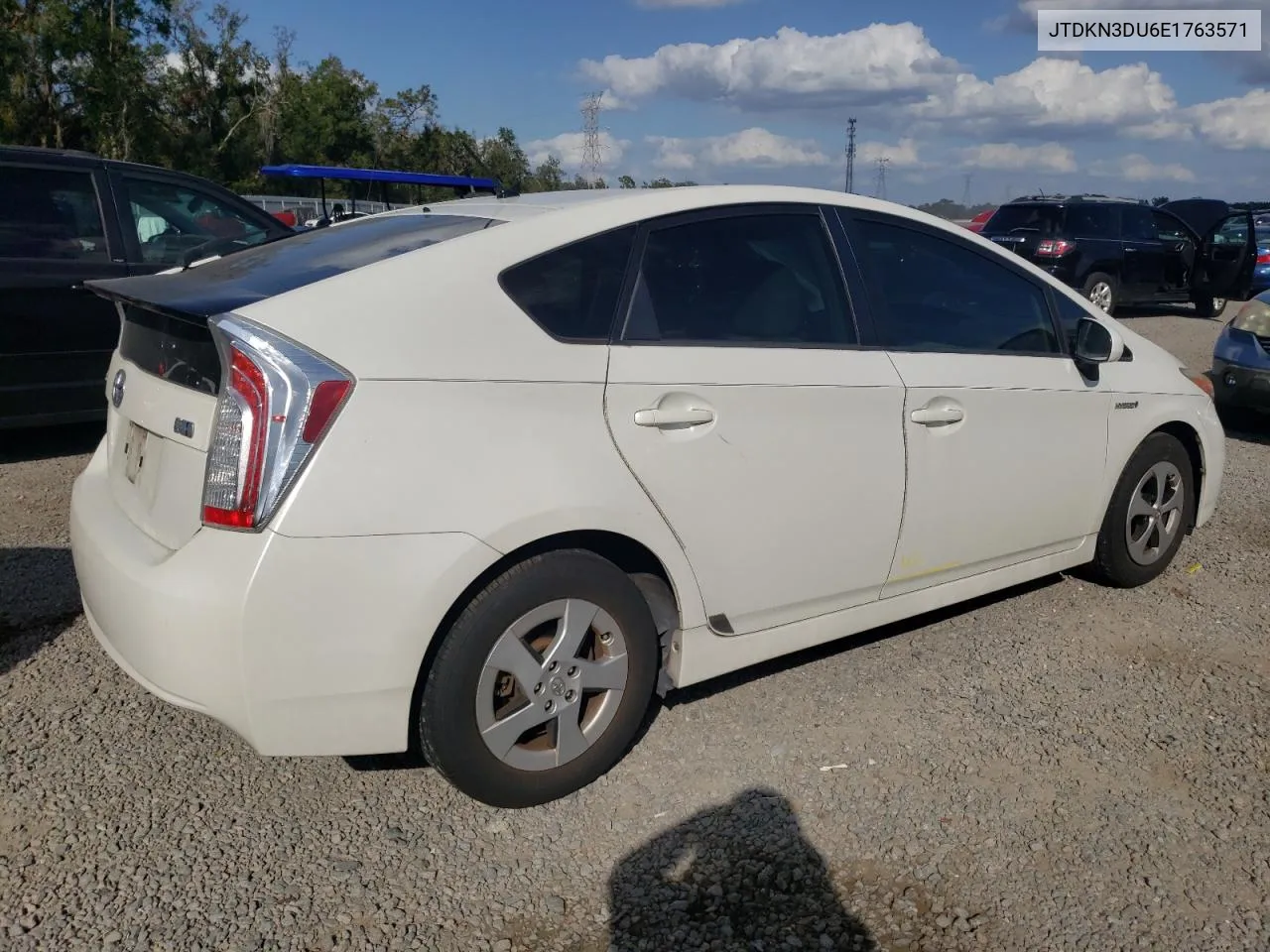 2014 Toyota Prius VIN: JTDKN3DU6E1763571 Lot: 75013724