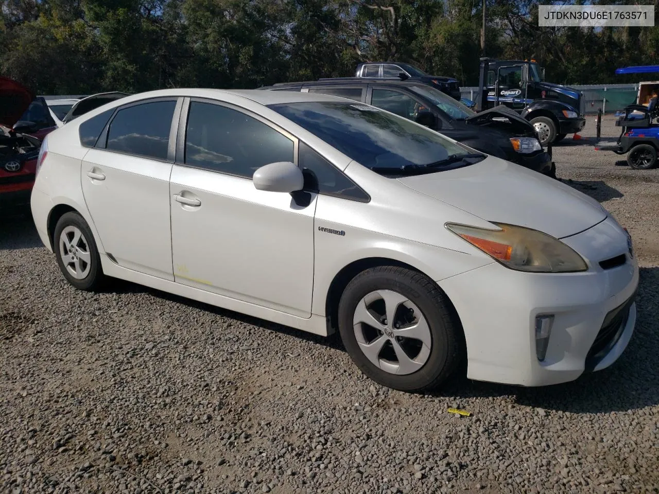 2014 Toyota Prius VIN: JTDKN3DU6E1763571 Lot: 75013724