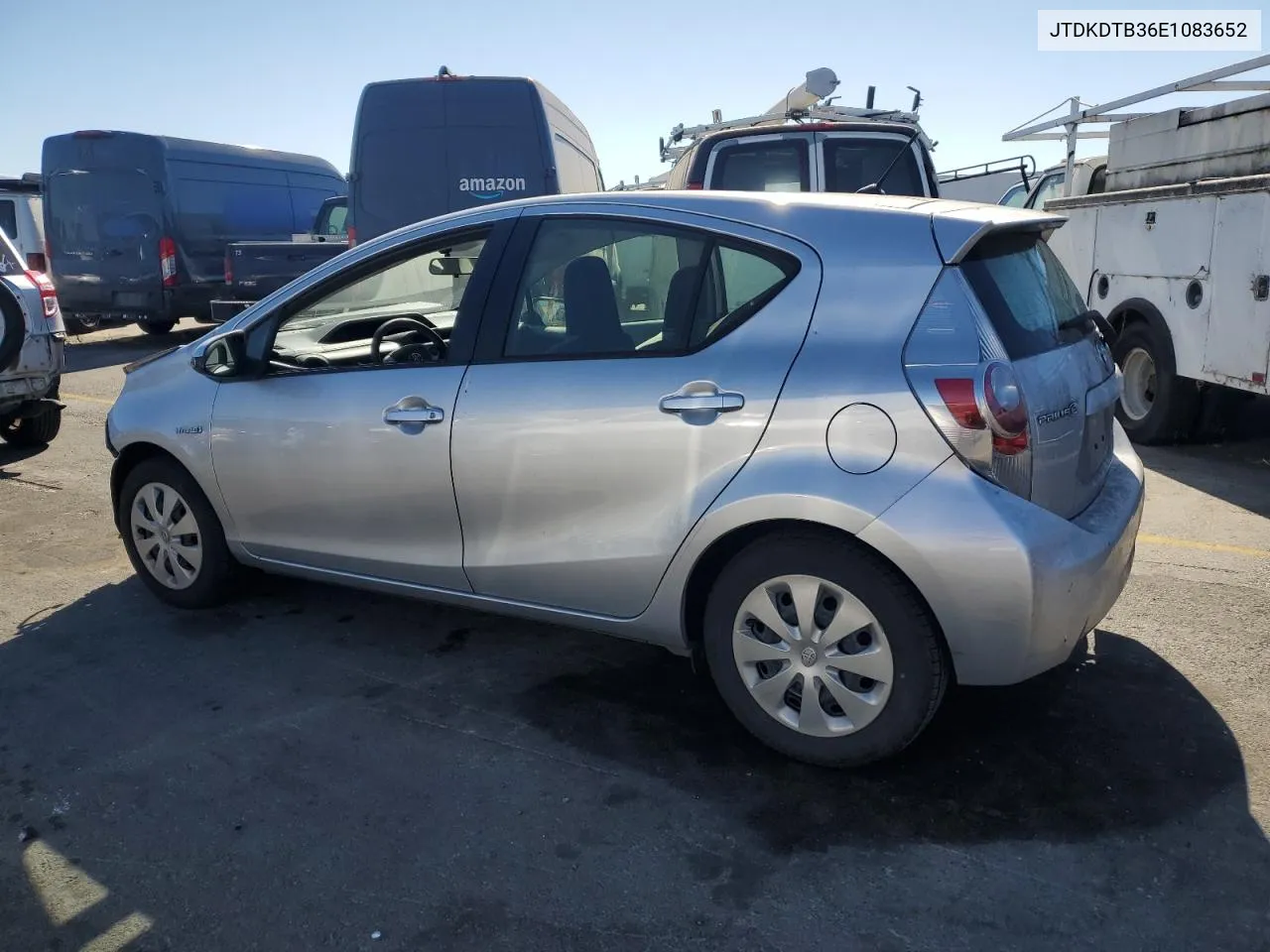 2014 Toyota Prius C VIN: JTDKDTB36E1083652 Lot: 75043464