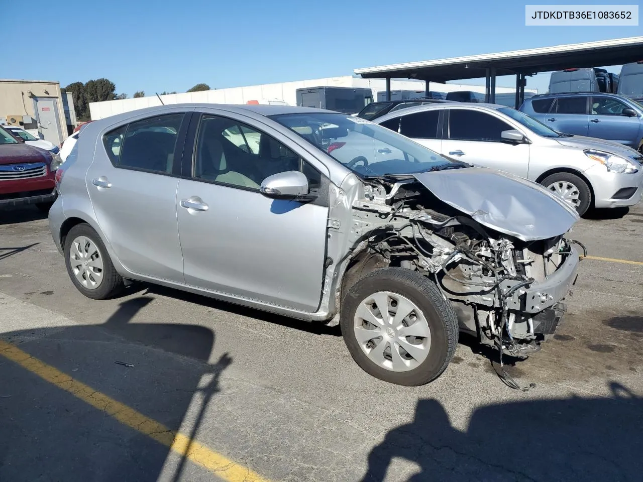 JTDKDTB36E1083652 2014 Toyota Prius C