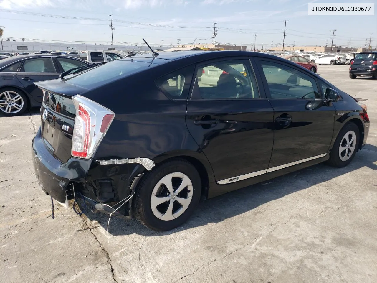 2014 Toyota Prius VIN: JTDKN3DU6E0389677 Lot: 75111914