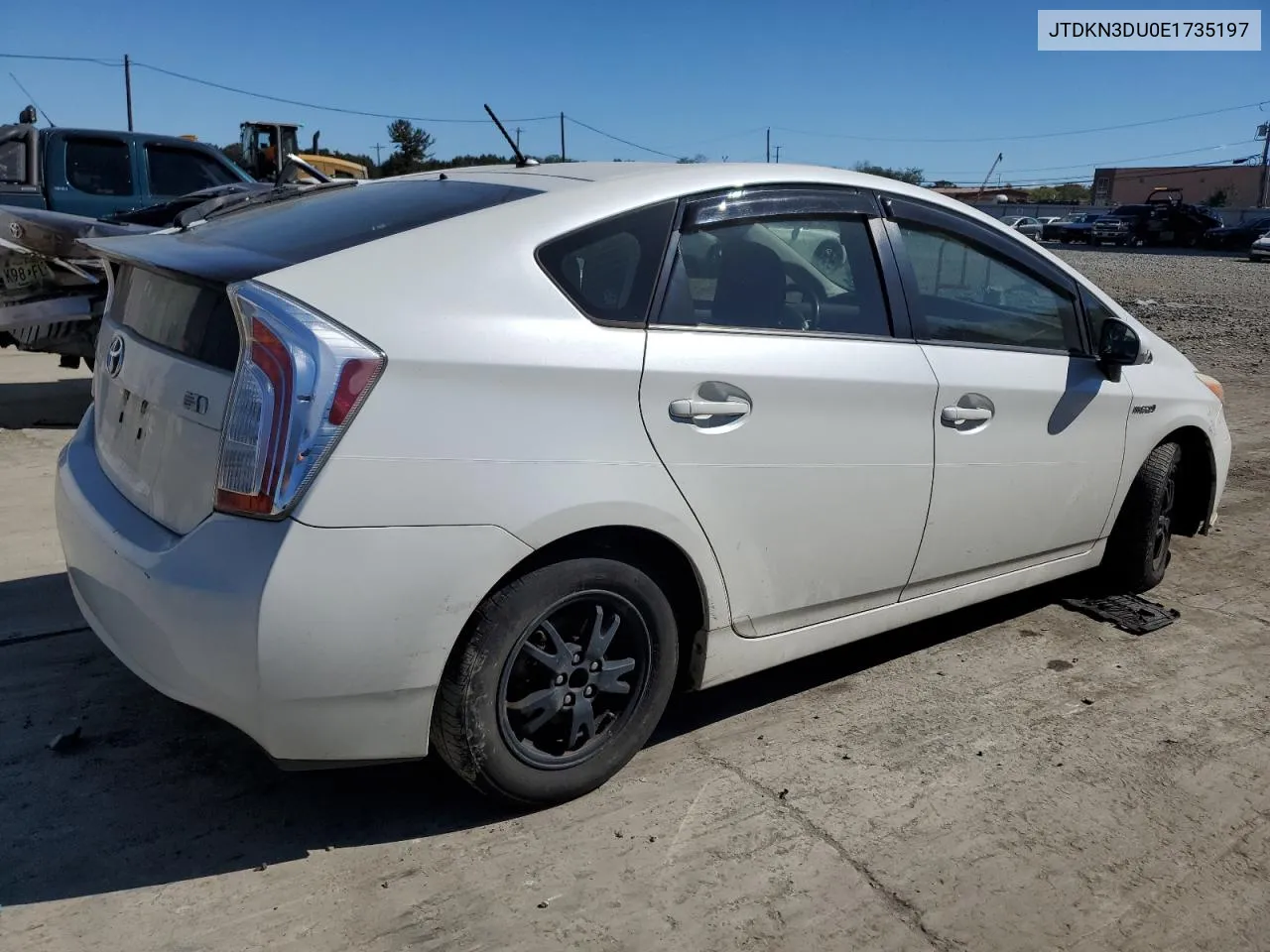 2014 Toyota Prius VIN: JTDKN3DU0E1735197 Lot: 75115604