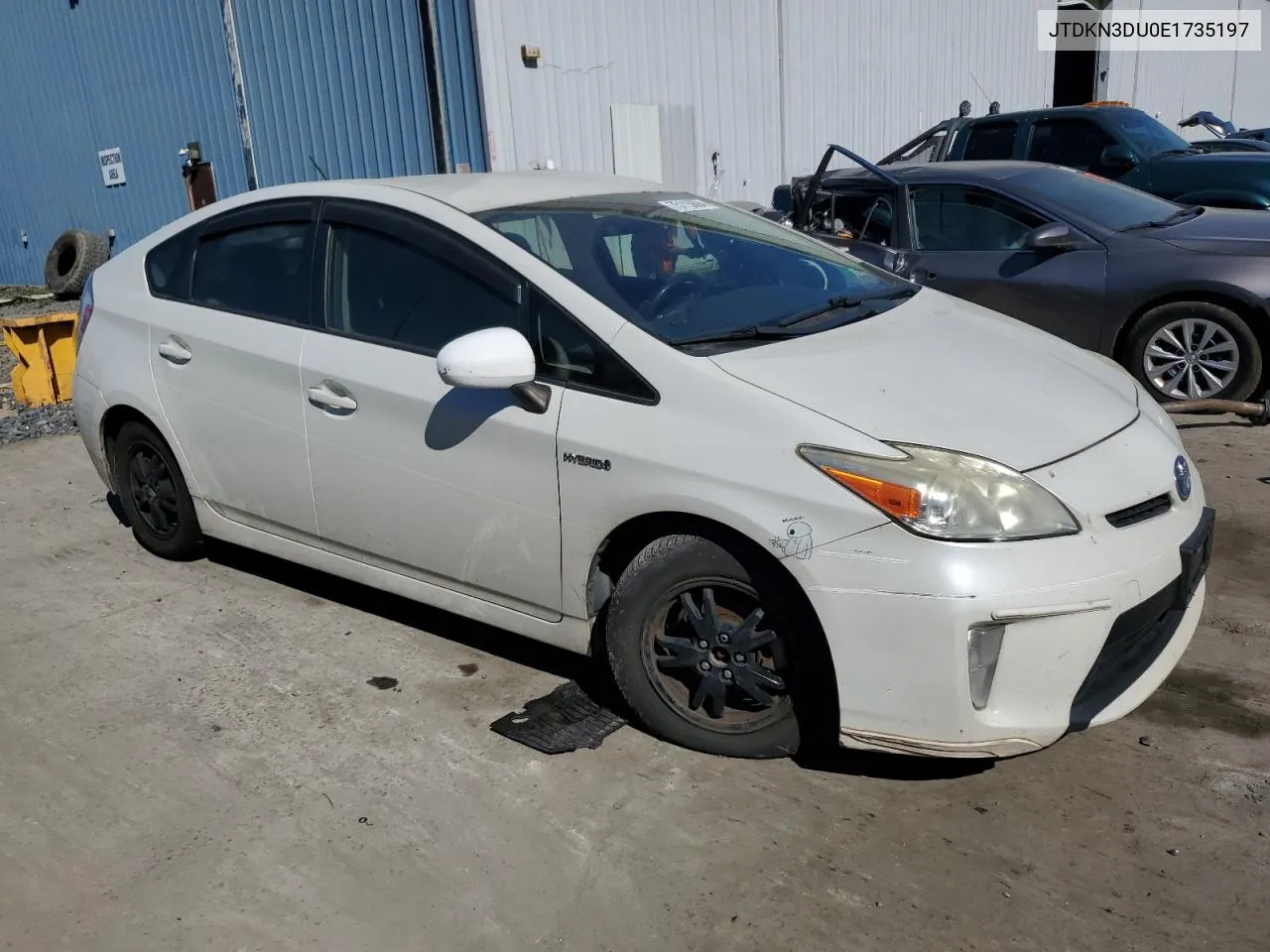 2014 Toyota Prius VIN: JTDKN3DU0E1735197 Lot: 75115604