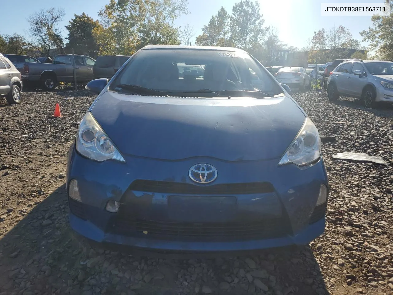 2014 Toyota Prius C VIN: JTDKDTB38E1563711 Lot: 75227364