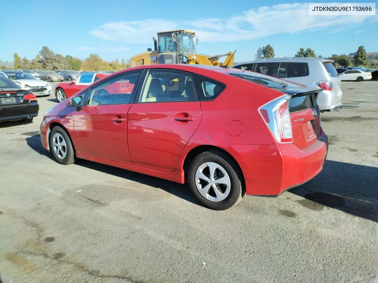 2014 Toyota Prius VIN: JTDKN3DU9E1753696 Lot: 75257884