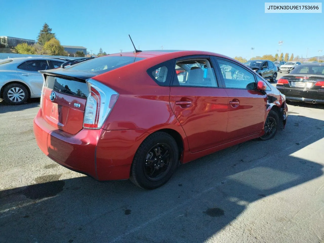 2014 Toyota Prius VIN: JTDKN3DU9E1753696 Lot: 75257884