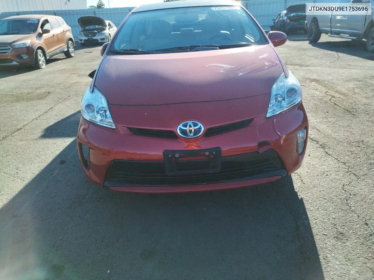 2014 Toyota Prius VIN: JTDKN3DU9E1753696 Lot: 75257884