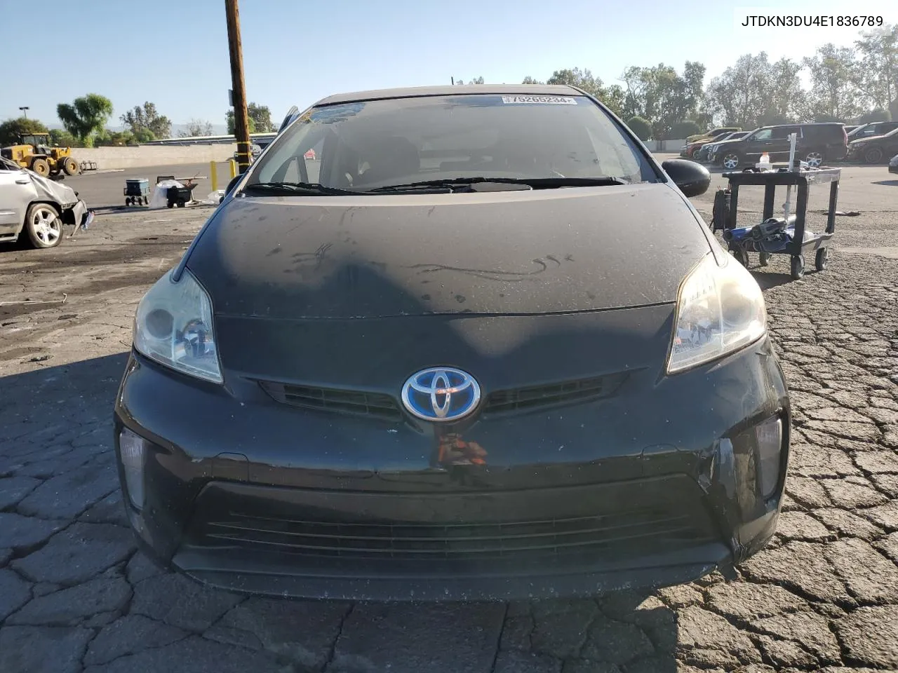 2014 Toyota Prius VIN: JTDKN3DU4E1836789 Lot: 75265234