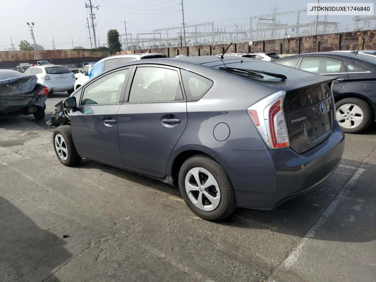 2014 Toyota Prius VIN: JTDKN3DUXE1746840 Lot: 75281134