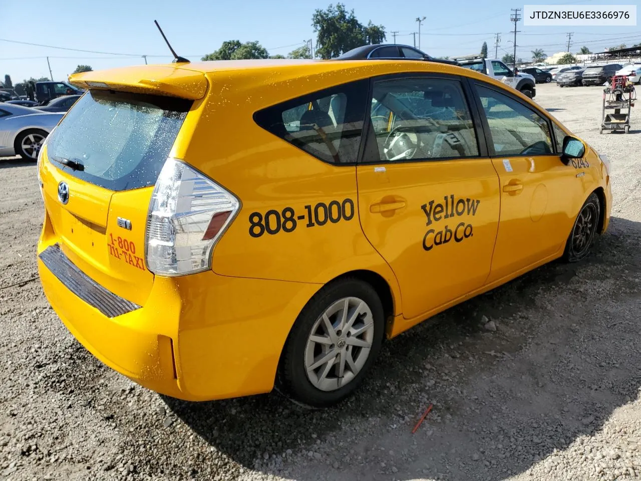 2014 Toyota Prius V VIN: JTDZN3EU6E3366976 Lot: 75327054