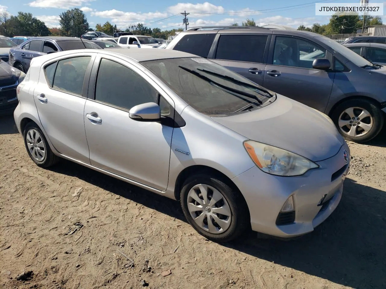 2014 Toyota Prius C VIN: JTDKDTB3XE1075327 Lot: 75392144