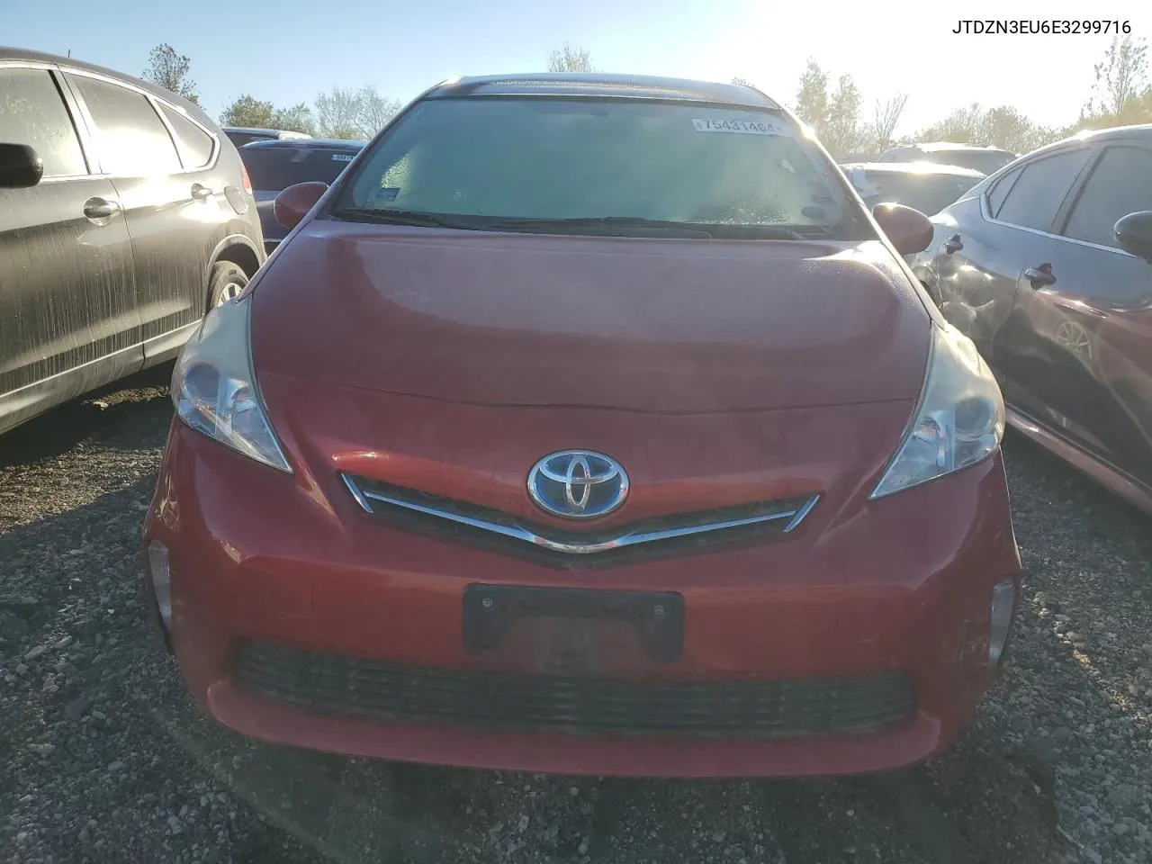 2014 Toyota Prius V VIN: JTDZN3EU6E3299716 Lot: 75431464