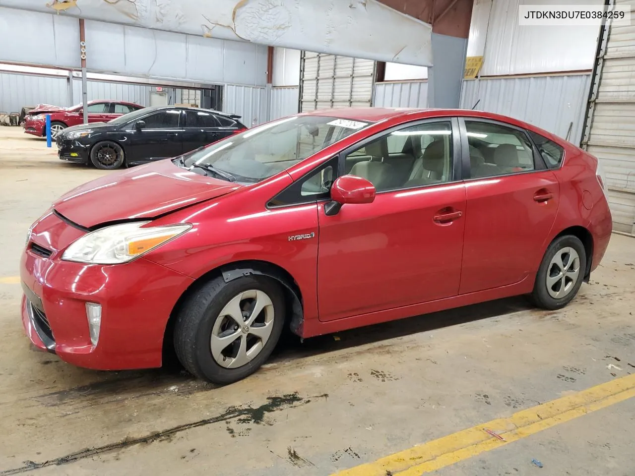 JTDKN3DU7E0384259 2014 Toyota Prius