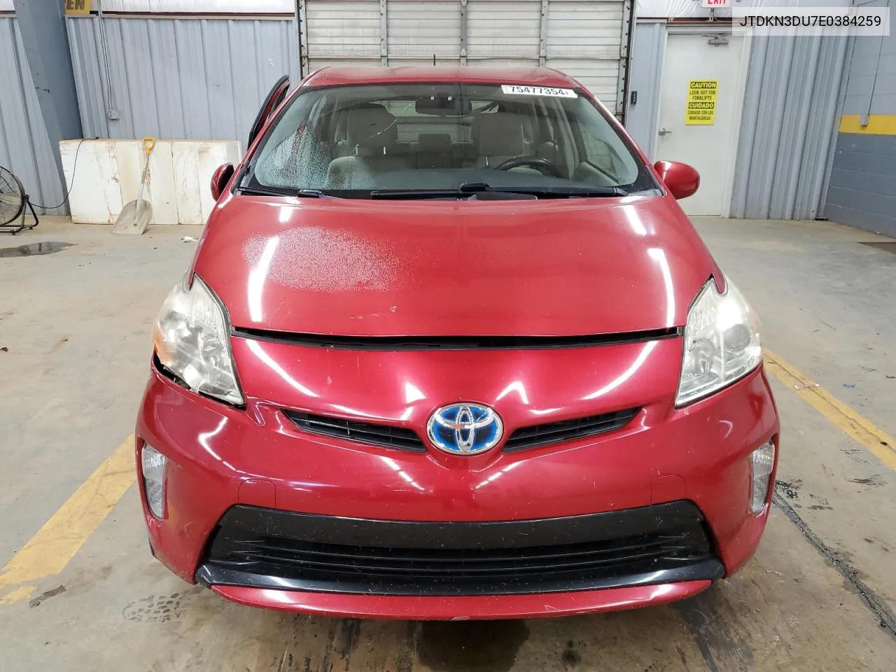 JTDKN3DU7E0384259 2014 Toyota Prius