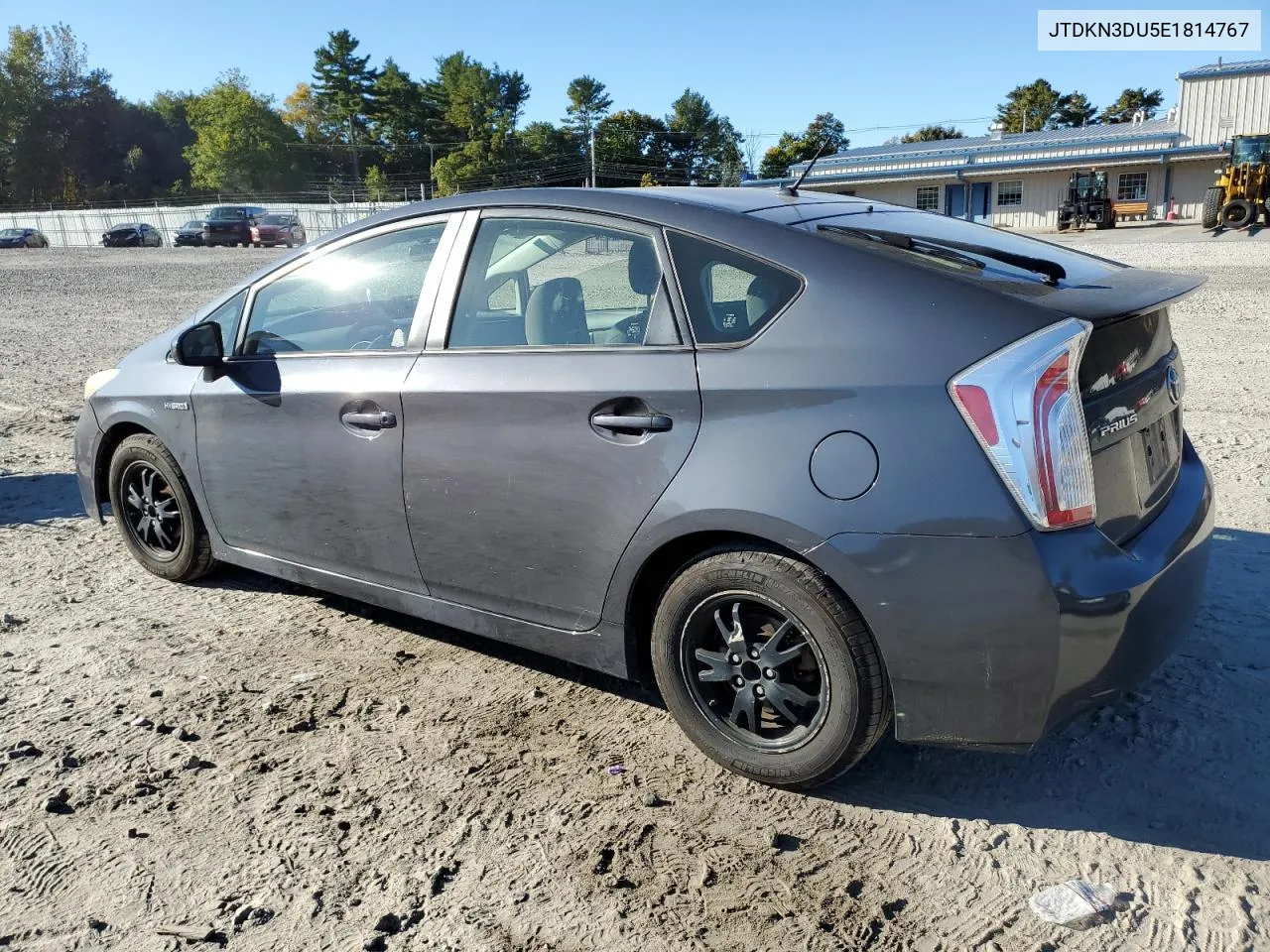 2014 Toyota Prius VIN: JTDKN3DU5E1814767 Lot: 75501384