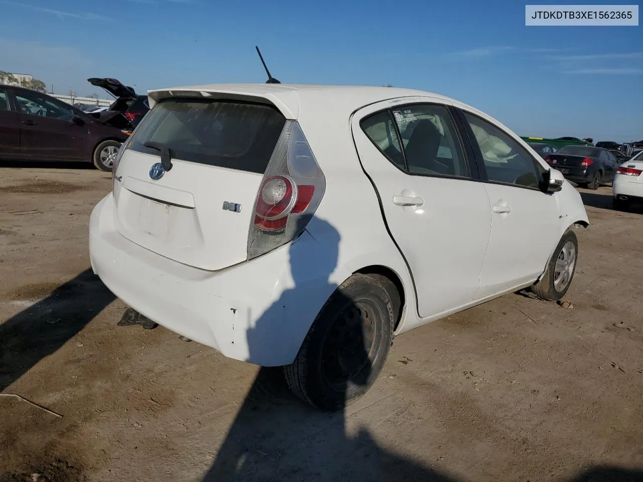 2014 Toyota Prius C VIN: JTDKDTB3XE1562365 Lot: 75555944