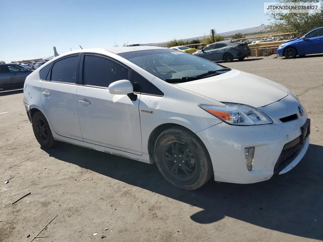 2014 Toyota Prius VIN: JTDKN3DU6E0384527 Lot: 75563284