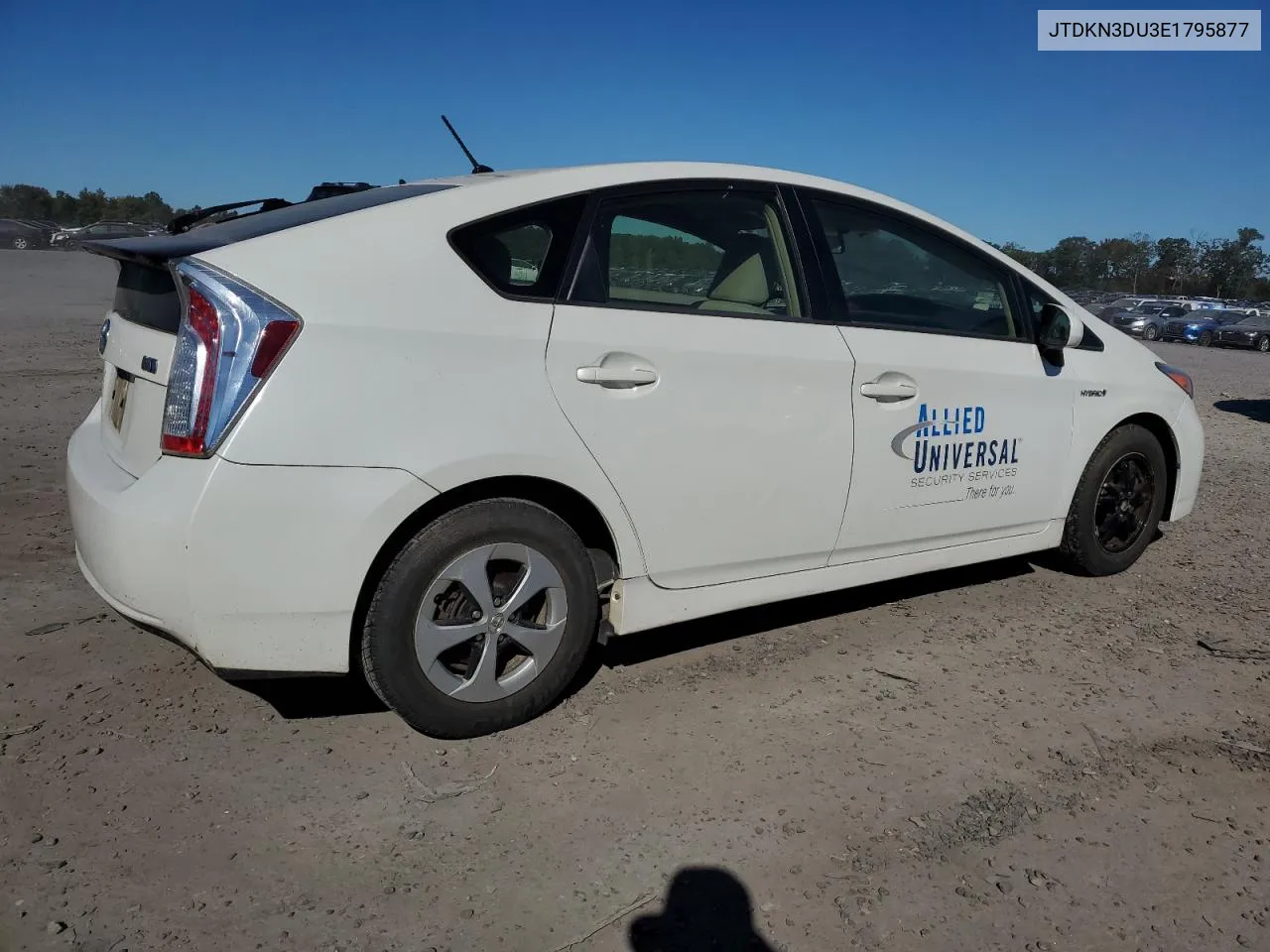 2014 Toyota Prius VIN: JTDKN3DU3E1795877 Lot: 75587854