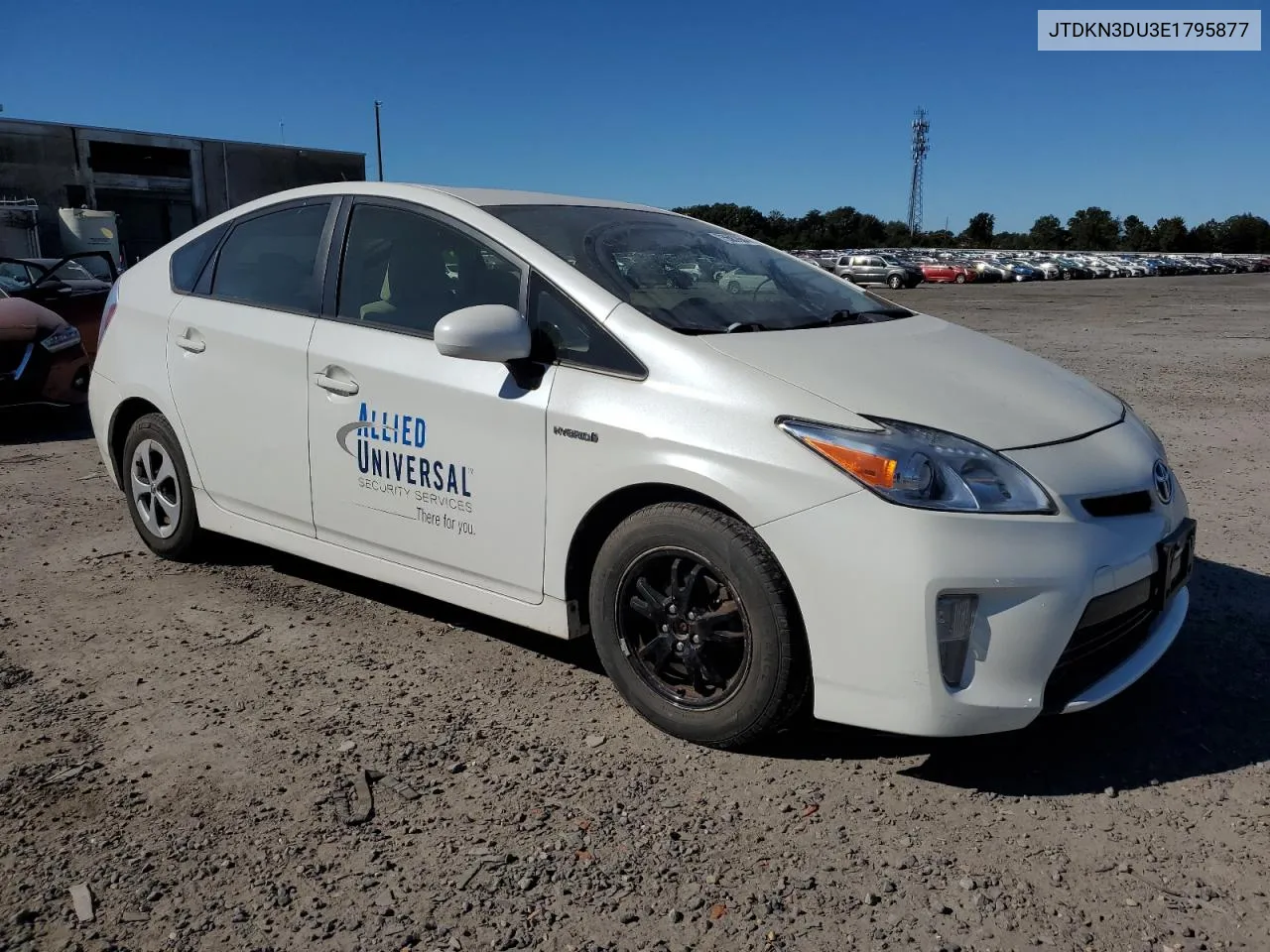 2014 Toyota Prius VIN: JTDKN3DU3E1795877 Lot: 75587854