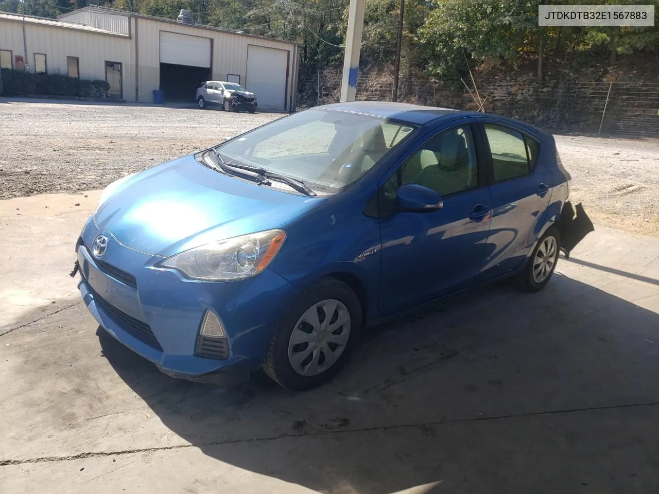 2014 Toyota Prius C VIN: JTDKDTB32E1567883 Lot: 75603974