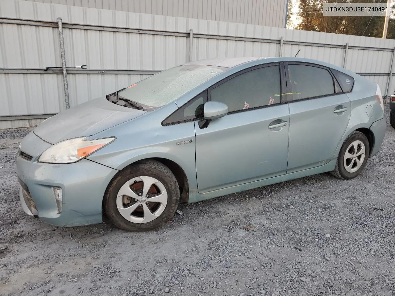 2014 Toyota Prius VIN: JTDKN3DU3E1740491 Lot: 75713504