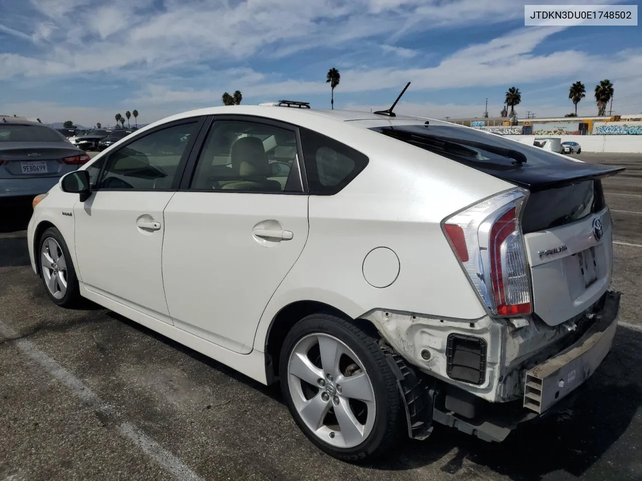 2014 Toyota Prius VIN: JTDKN3DU0E1748502 Lot: 75713974