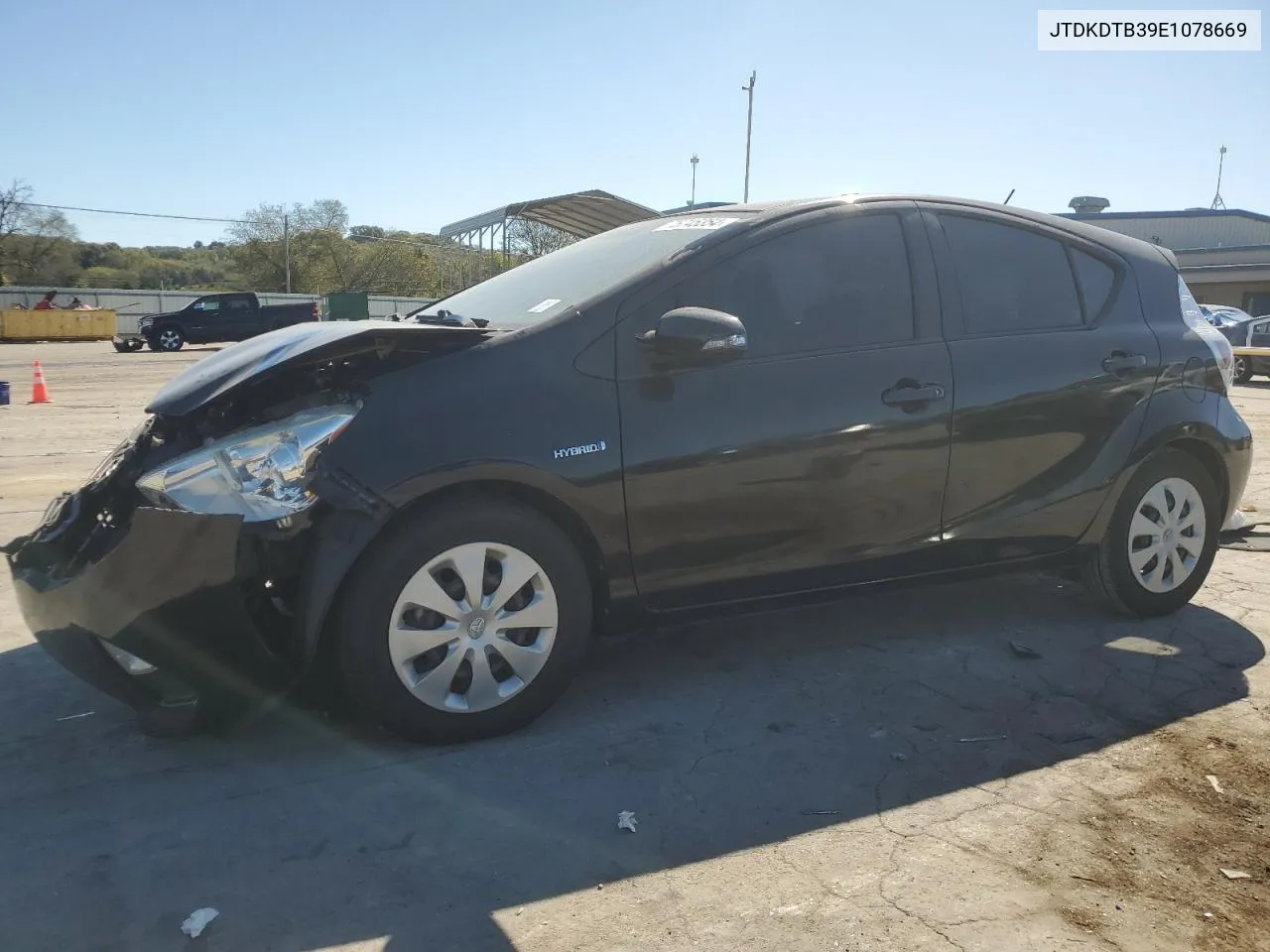 2014 Toyota Prius C VIN: JTDKDTB39E1078669 Lot: 75745354