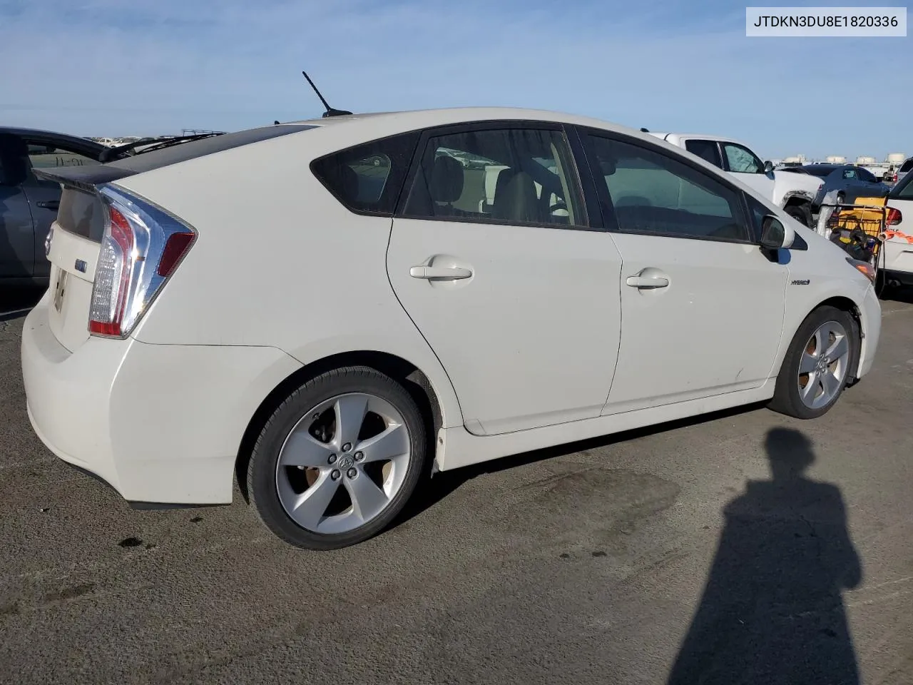 2014 Toyota Prius VIN: JTDKN3DU8E1820336 Lot: 75932194