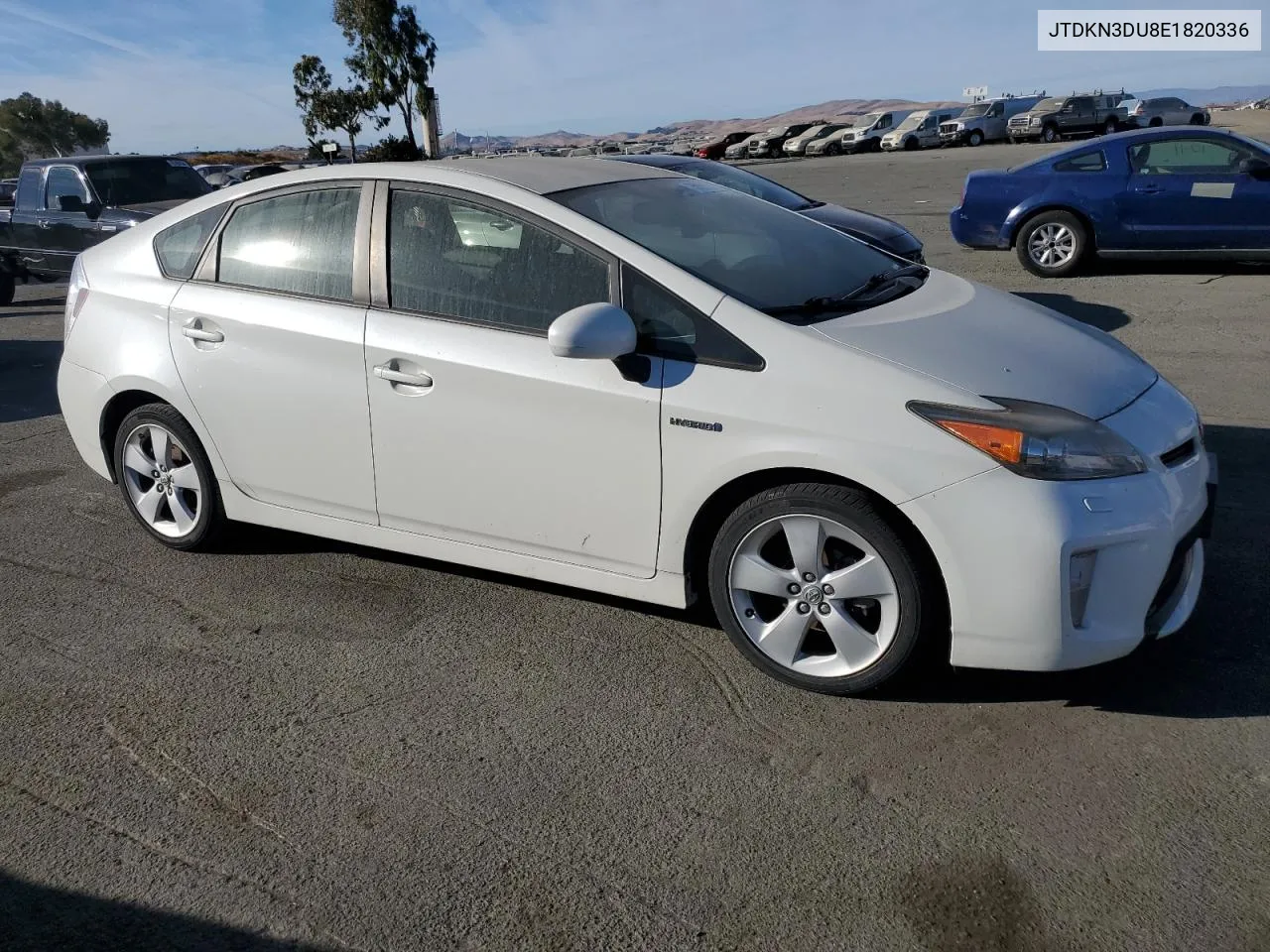 2014 Toyota Prius VIN: JTDKN3DU8E1820336 Lot: 75932194