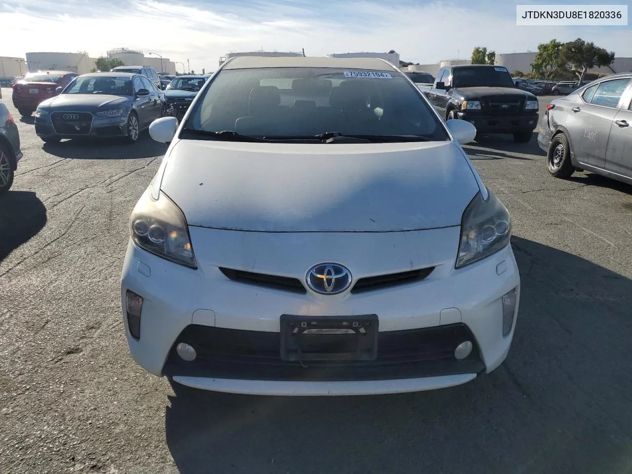 2014 Toyota Prius VIN: JTDKN3DU8E1820336 Lot: 75932194