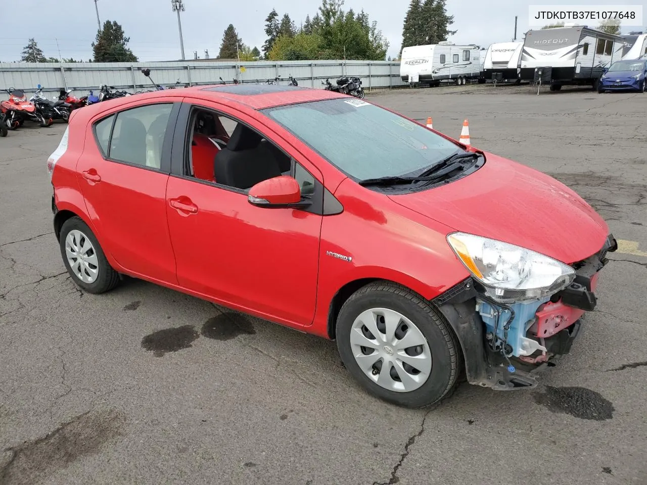 JTDKDTB37E1077648 2014 Toyota Prius C