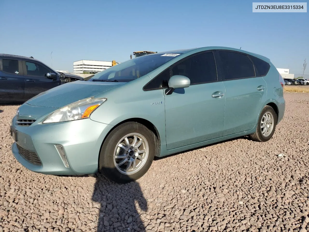 2014 Toyota Prius V VIN: JTDZN3EU8E3315334 Lot: 76018904